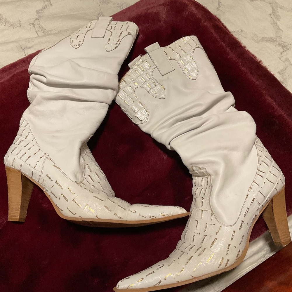 Davos Gomma italian leather boots!